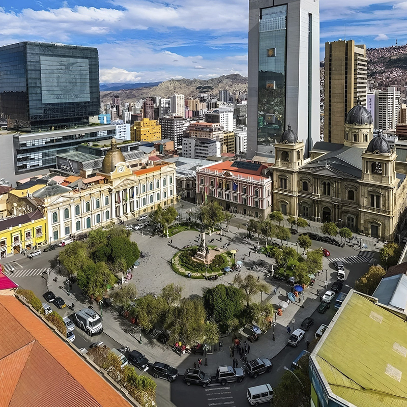 La Paz city_Murillo square
