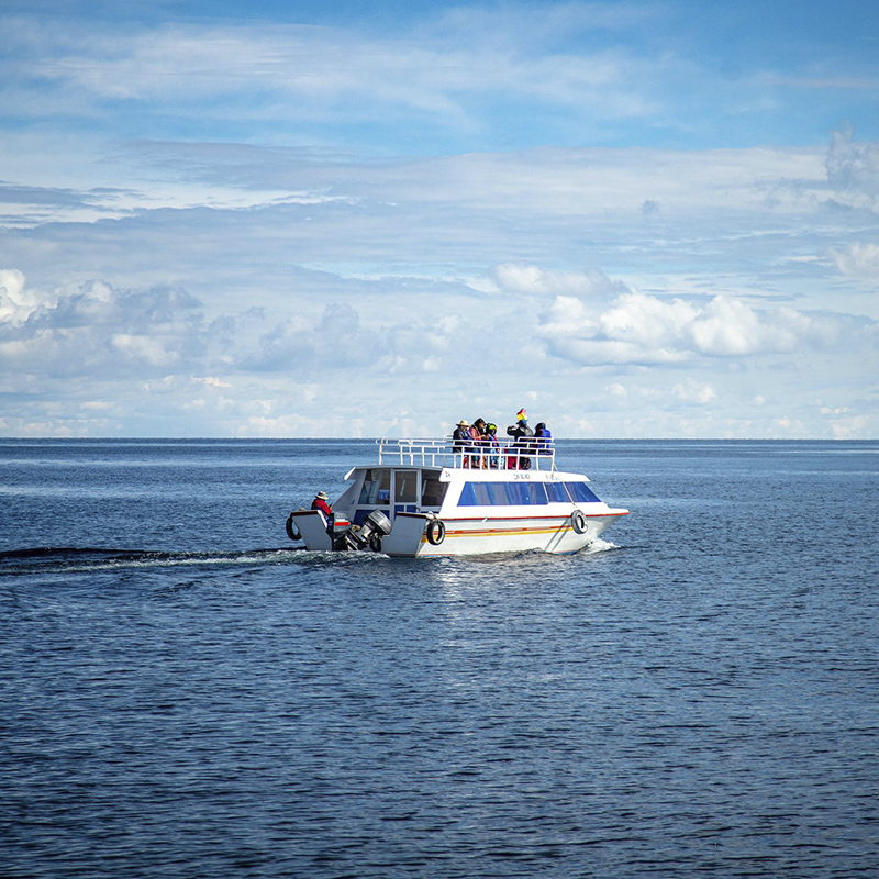 Lake Titicaca - boat to Sun Island